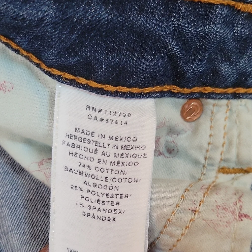True Religion Women's Skinny Jeans in Dark Blue Wash Denim Jeans Size 30